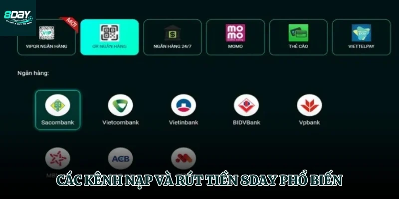 Hướng dẫn các kênh giao dịch nhanh và tiện